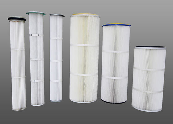 Schraube, die 660mm industrielle Kollektor-Patronen-Filter Staub-6.8m2 hochzieht